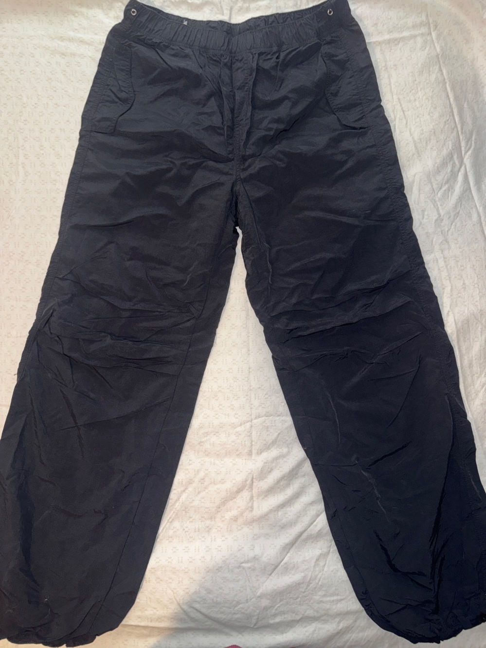 Love Tree Men's Black Elastic Waist Jogger Pants